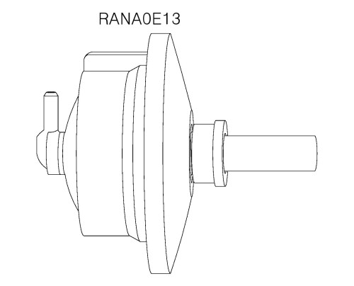 Scatola pulsante Eco originale Rana E13